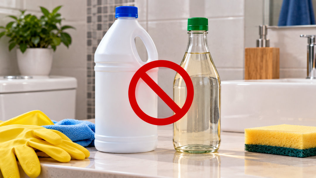 Misturou água sanitária com vinagre por acidente? Saiba por que a reação pode liberar gás irritante e quais medidas tomar diante de sintomas de exposição.