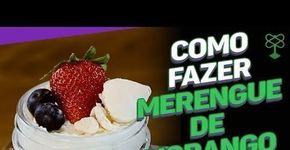 Como fazer merengue de morango #CatracaLivreGastronomia