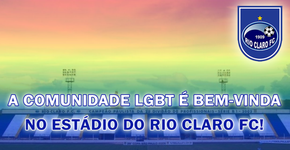 Rio Claro FC faz post contra homofobia e bane grito de ‘bicha’