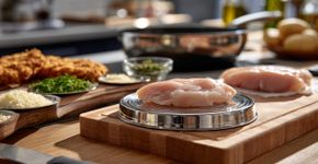 Pegue um peito de frango e tampe-o. Alguém deveria ganhar uma medalha de ouro por essa ideia