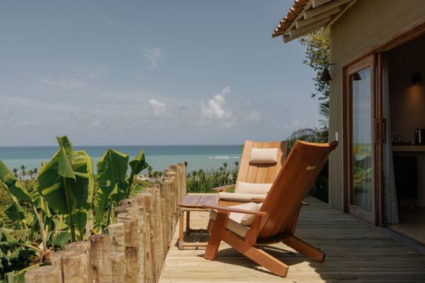 Hotel-boutique fica em um um dos cenários mais icônicos de Trancoso 