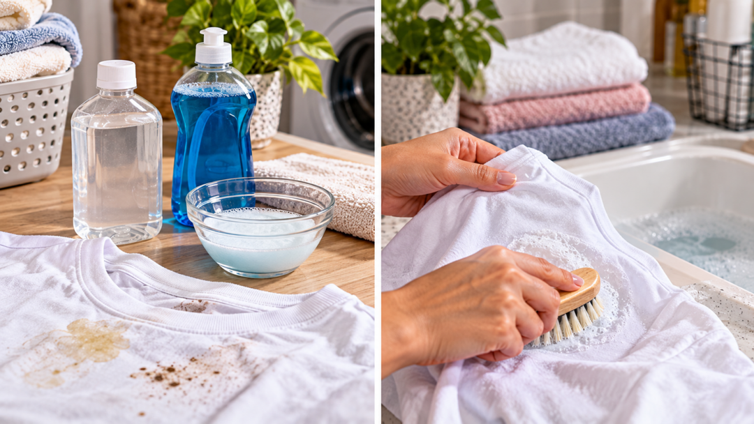 Veja quais manchas podem responder à mistura de água oxigenada e detergente, como aplicar corretamente e quais produtos nunca devem ser combinados.