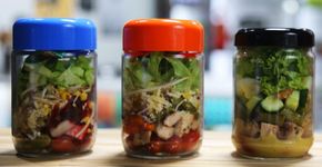 Salada no pote: um jeito simples de preparar saladas