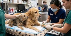 Nala, a cachorrinha que acompanha outros cães que enfrentam sozinhos a eutanásia: “São animais de manada; estão programados para buscar proteção e orientação.”