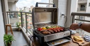 O churrasco a carvão e a gás dá adeus: A forma inovadora de tornar o churrasco mais simples e sem fumaça, ideal para edifícios.