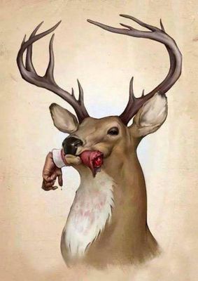 Desenhos fazem crítica da relação homem/animal (Imagem: Divulgação)