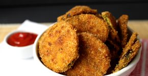Confira esta receita de abobrinha de forno crocante