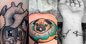 25 ideias de tatuagem para quem AMA cachorros