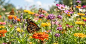 Se você vir borboletas visitando suas flores durante o dia, nós contamos o que isso significa e por que é um bom sinal