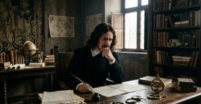 A reflexão de Descartes sobre a dúvida: “Se não penso, então percebo que tenho que estar existindo, porque se eu não existo, não penso.”
