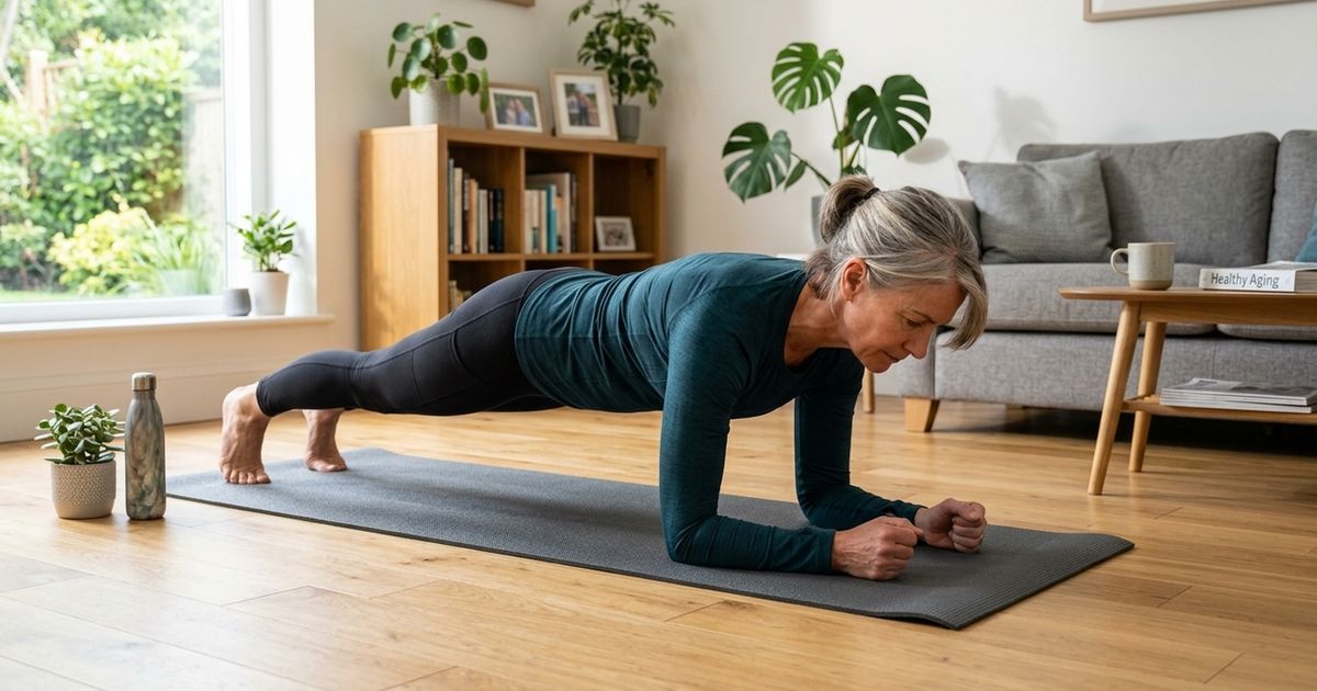 Cinco exercícios para fazer em casa que definem o abdômen mais rápido do que na academia depois dos 50 anos