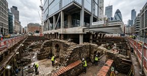 Um prédio de escritórios seria demolido para dar lugar a uma torre de 32 andares, mas havia parte do centro político da Londres romana embaixo dele