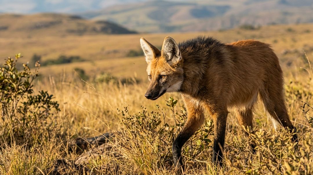 A fauna nativa encontra refúgio seguro nos campos preservados da unidade de conservação.