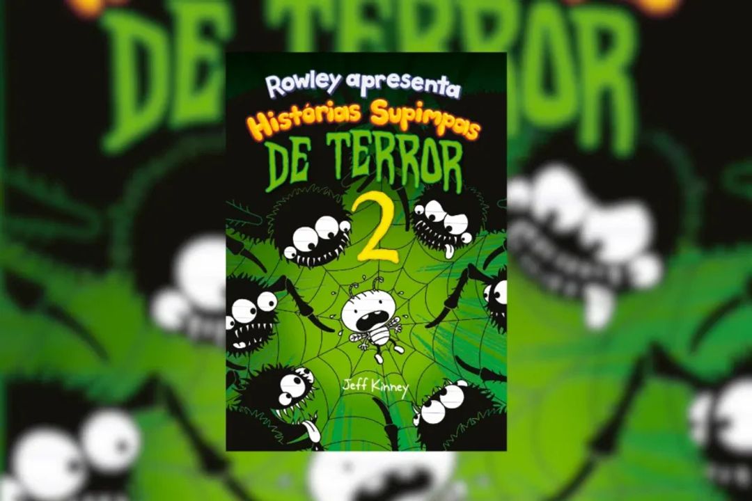 “Rowley apresenta: histórias supimpas de terror 2” reúne 12 contos divertidamente assustadores sobre medos e desafios do crescimento (Imagem: Reprodução digital | VR Editora)