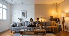 Luz branca x luz amarela qual a melhor opção para trazer aconchego a sua casa