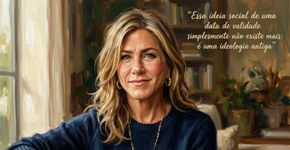 Jennifer Aniston, aos 57 anos, sobre a ideia de que mulheres teriam prazo de validade em Hollywood: “Essa ideia social de uma data de validade simplesmente não existe mais; é uma ideologia antiga”