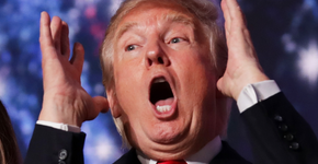 Donald Trump inspira sapatos em desfile na London Fashion Week