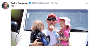 Roupa de filhos de Huck e Angélica são alvo da família Bolsonaro