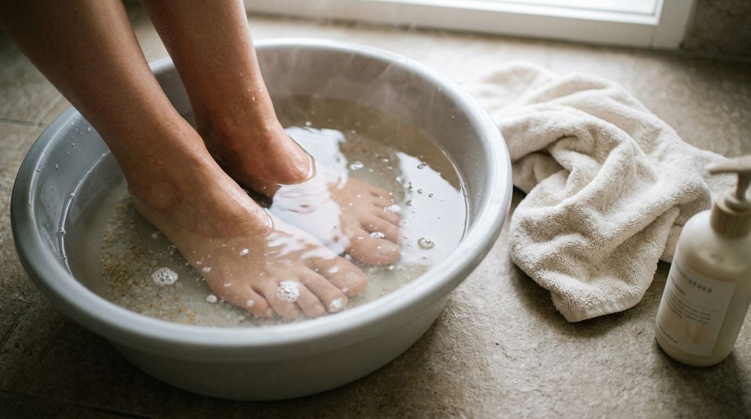 Depois de exercício, trabalho pesado ou muitas horas em pé, um banho morno pode ajudar a reduzir a sensação de rigidez e cansaço.