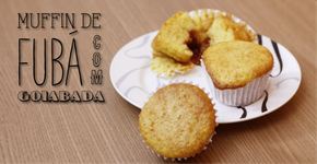 Aproveite a chuva no feriado com esse bolinho de fubá com goiabada