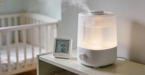 O melhor jeito de usar umidificador no quarto do bebê