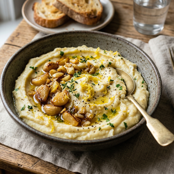 Featured mobile: Purê de batata com alho dourado e toque de limão; você nunca comeu nada igual