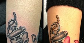 O amor e a união das irmãs simbolizadas através de belas tatuagens