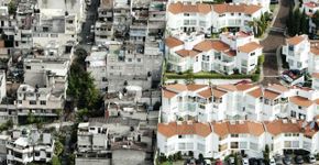 Fotos mostram as diferenças sociais no México