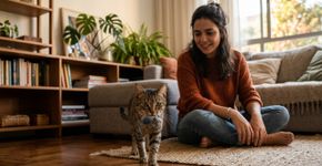 Seu gato pode levar brinquedos até você pelo mesmo motivo que algumas mães levam presas para os filhotes