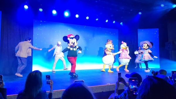 Personagens da Disney também participaram do evento