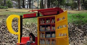 Quem lê, viaja: “biblioparadas” estimulam leitura na Colômbia