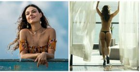 Isis Valverde imita pose icônica de Paolla Oliveira