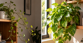 Jiboia com folhas cada vez menores pode estar vivendo com pouca luz, mesmo que continue verde e sem sinais óbvios de murcha