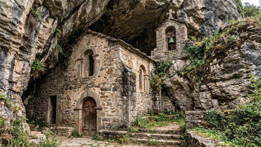 Cercado por cascatas e penhascos na Catalunha, o refúgio secular oferece uma imersão inesquecível na natureza e na história.
