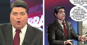 Datena é homenageado em HQ da DC Comics