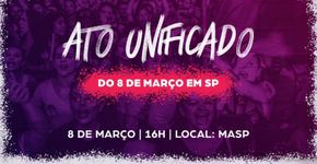 Dia Internacional da Mulher em ato no centro de São Paulo