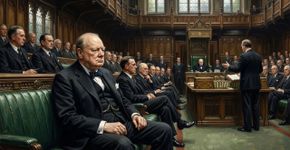 Citação do dia de Winston Churchill: “É preciso coragem para se levantar e falar; também é preciso coragem para se sentar e ouvir.”