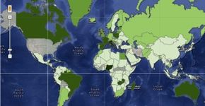 Conheça o atlas do consumo de maconha no mundo
