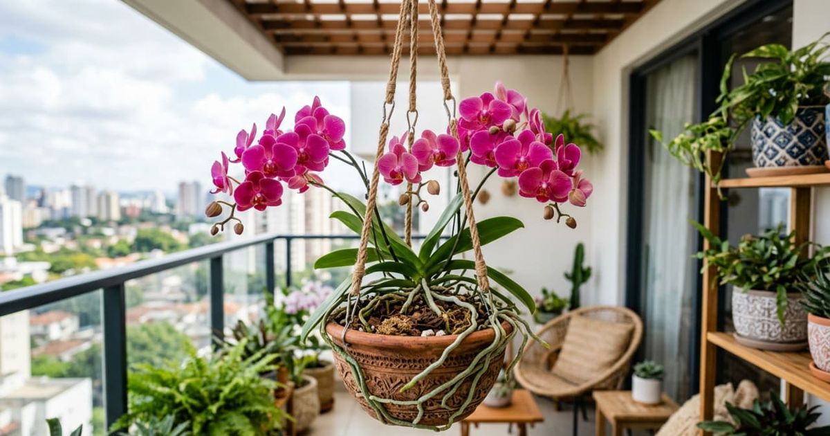 Na Tailândia, para a orquídea durar anos: o macete não é o sol direto ...