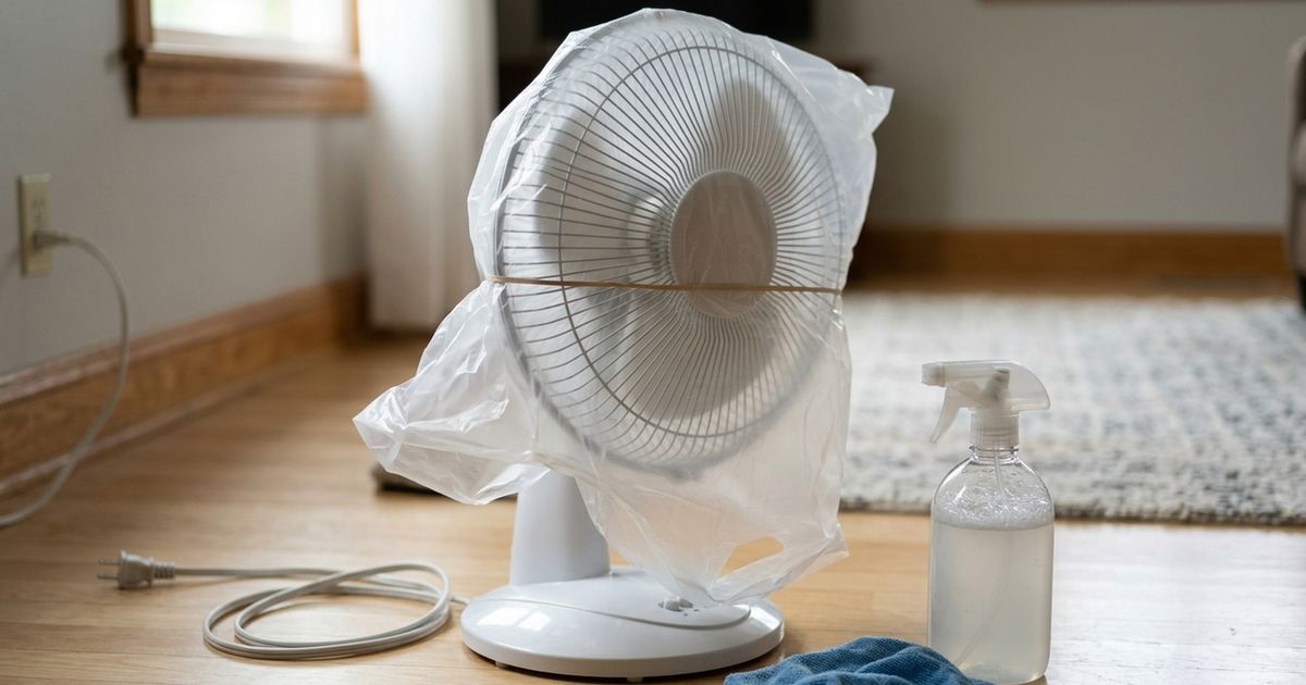 Como remover a poeira do seu ventilador em 2 minutos com apenas 3 ingredientes