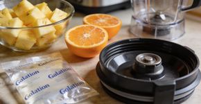 O suco de três ingredientes que é puro colágeno e faz meu joelho parar de estalar