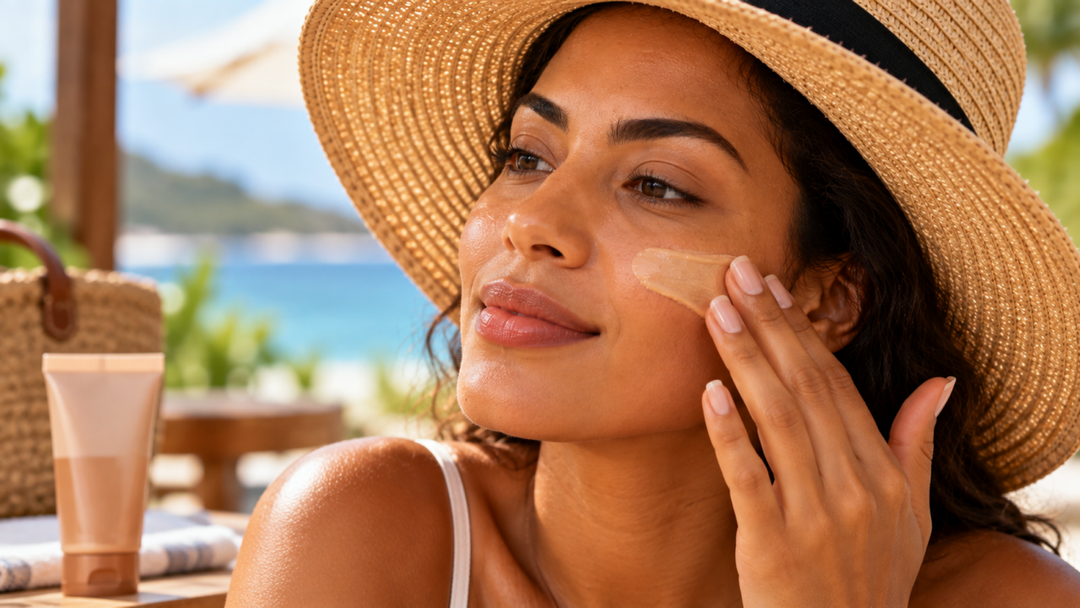 Protetor solar com cor não serve apenas para uniformizar a pele. Entenda como os pigmentos podem acrescentar proteção contra a luz visível no melasma.
