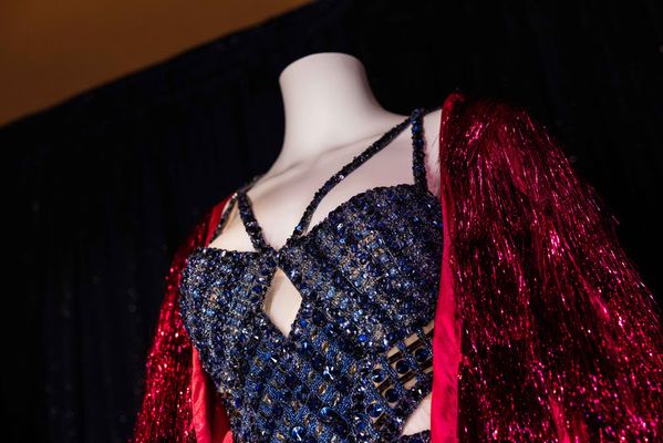 Detalhes do body couture criado sob medida da Zuhair Murad