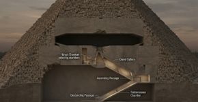 Como se explica o enorme vazio descoberto no interior da Grande Pirâmide de Gizé?