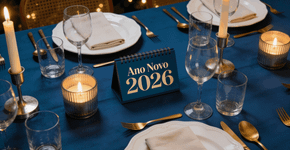 Nem branco nem dourado na toalha de mesa do Ano Novo: a cor que será tendência em 2026