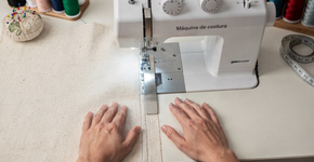 O macete do imã na máquina que deixa sua costura retinha e com cara de peça de loja luxuosa