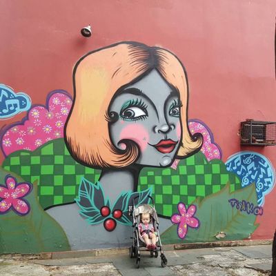 Graffiti sem local definido, clicado por @huppa13