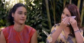 Débora Nascimento e Fernanda Souza choram ao falar de anorexia