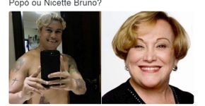 Popó muda o cabelo e é comparado a Nicette Bruno e outros famosos