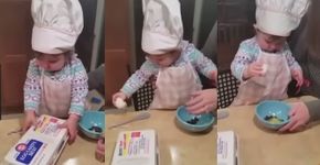 Vídeo apresenta ‘mini chef’ de apenas um ano e meio de idade